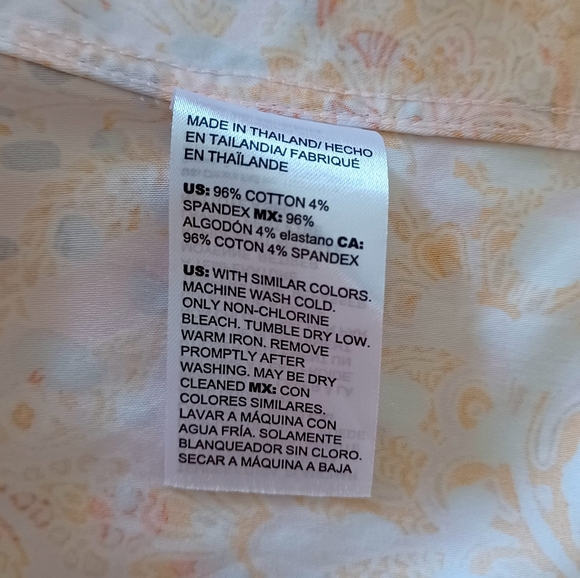 Chico's Cotton Shirt, size 1 - Picture 15 of 16